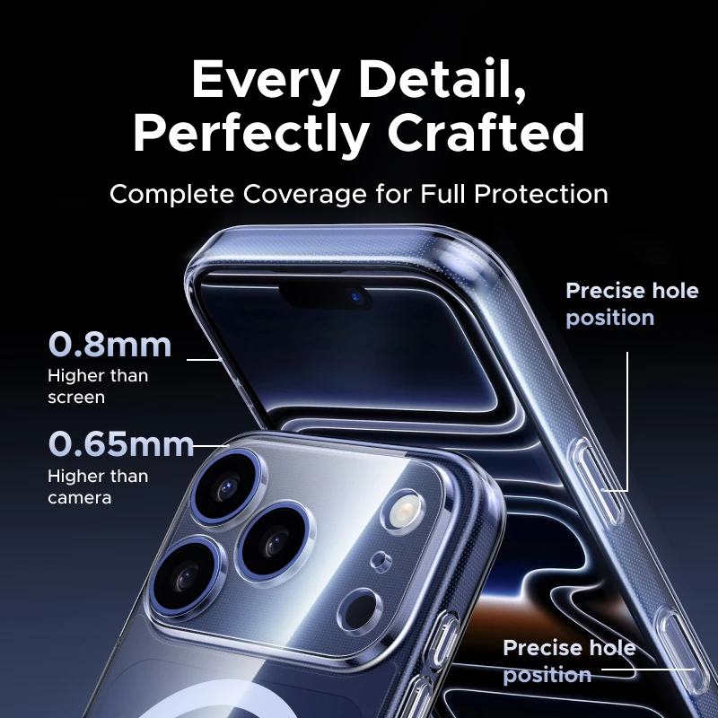 UGREEN Shockproof Magnetic Phone Case - Durable TPU Cover with Macsafe البיבותি