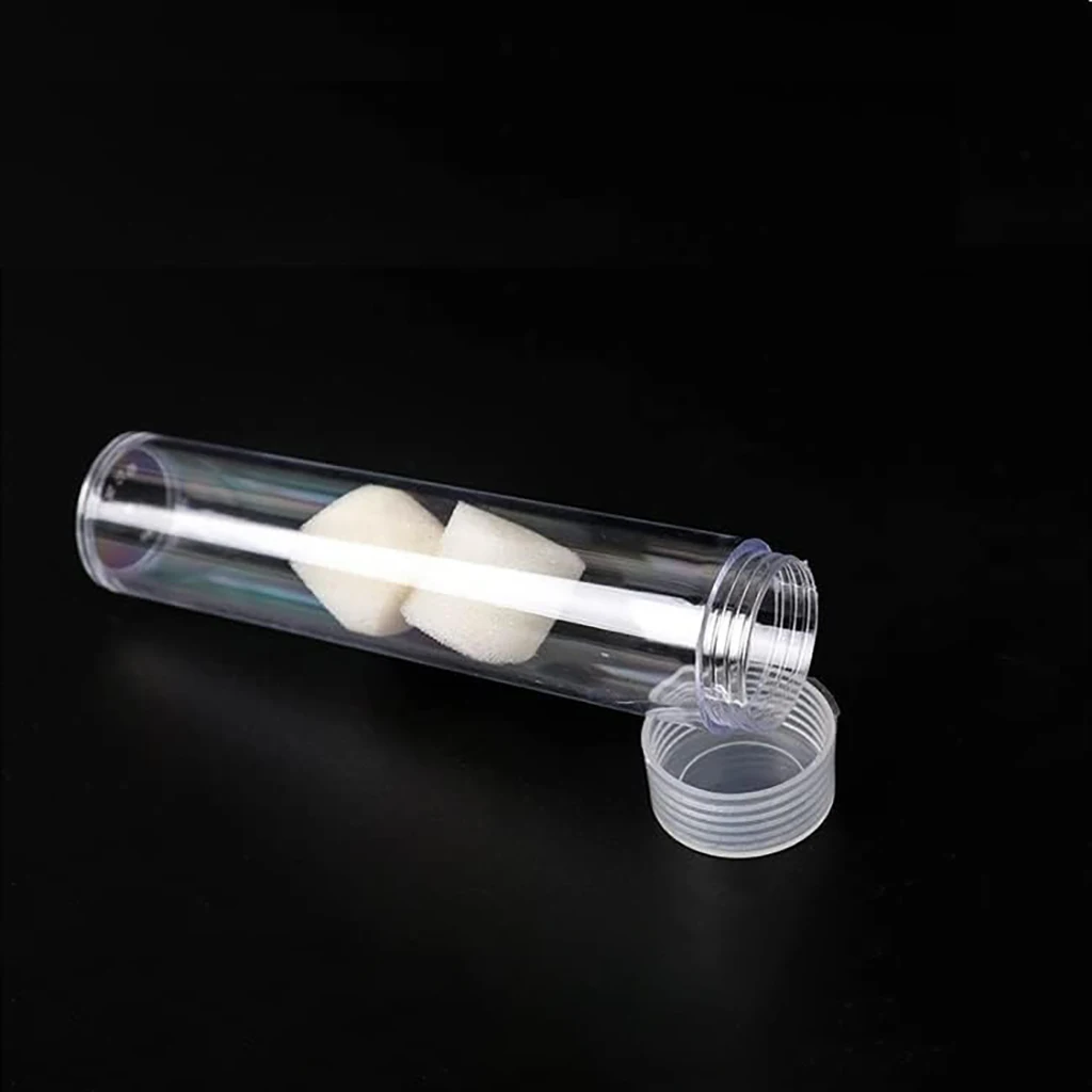 5Pcs 25mm Coin Storage Tubes Transparent Plastic Quarter Coin Tubes with Lid for Coin Collection Organizer 3