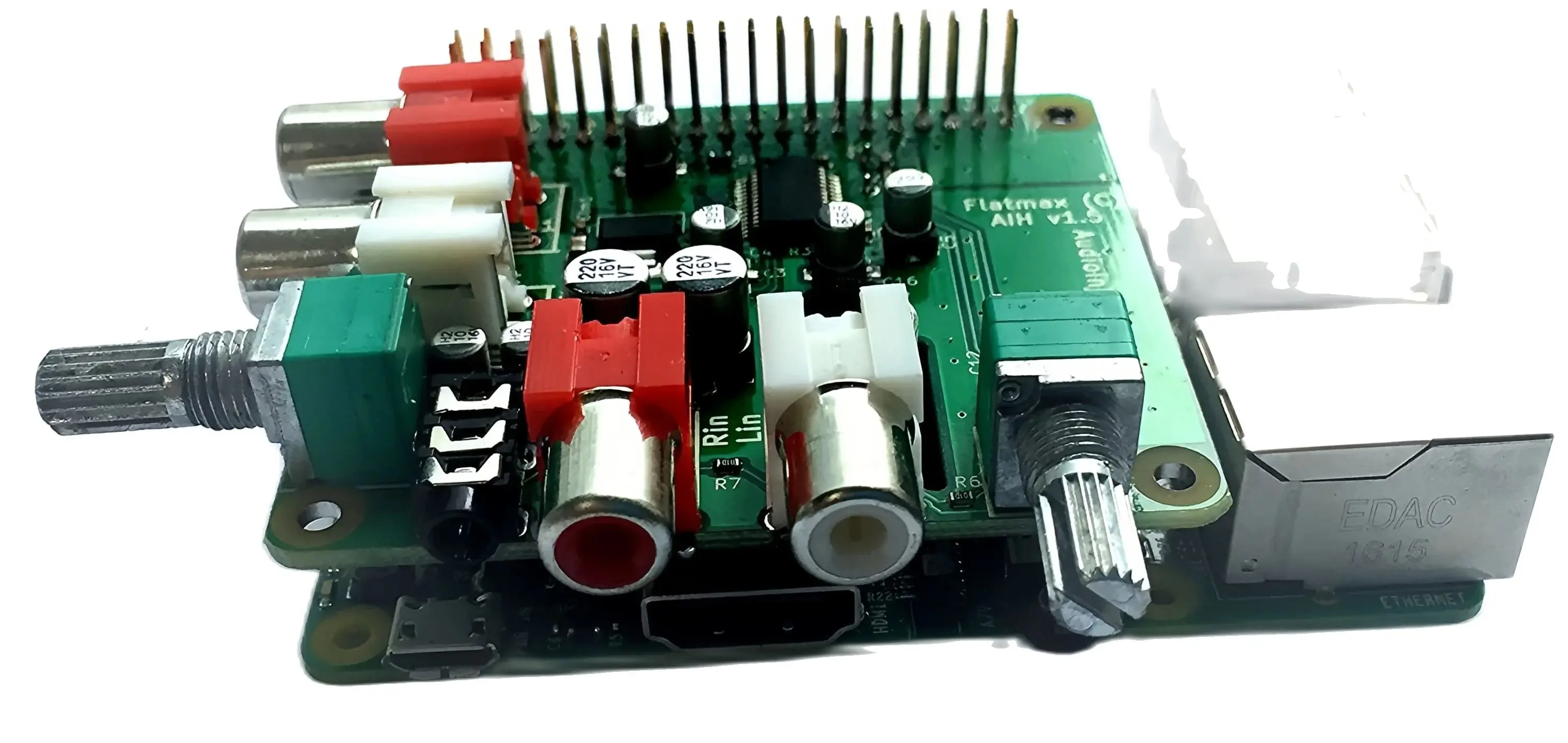 Audio Injector PPIM sound card for Raspberry Pi HIFI DAC HAT  HIFI DAC Audio Card Expansion Board for Raspberry Pi Zero etc 2