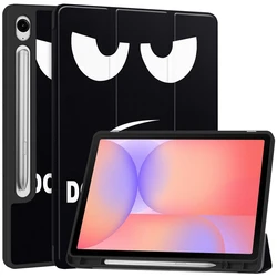 Premium PU Leather Tri - Folding Magnetic Stand Tablet Cover with Auto Sleep Feature for SM - X400 SM - X406B (DYJ)