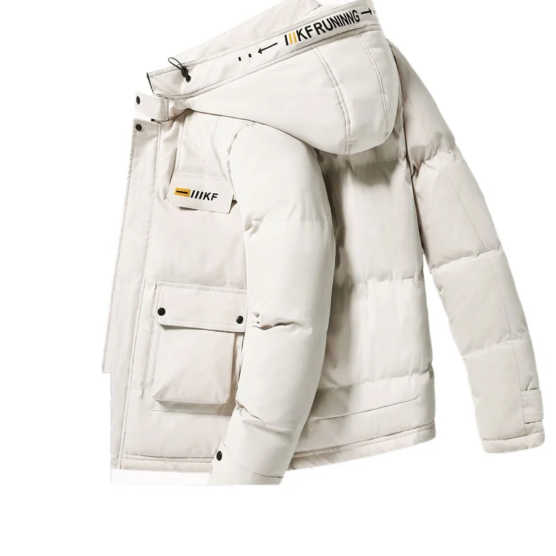 Men 2023 New Winter Casual Thick Warm Windproof Parker Jacket Men Streetwear Fashion New High Quality Hooded Jacket Coat Male