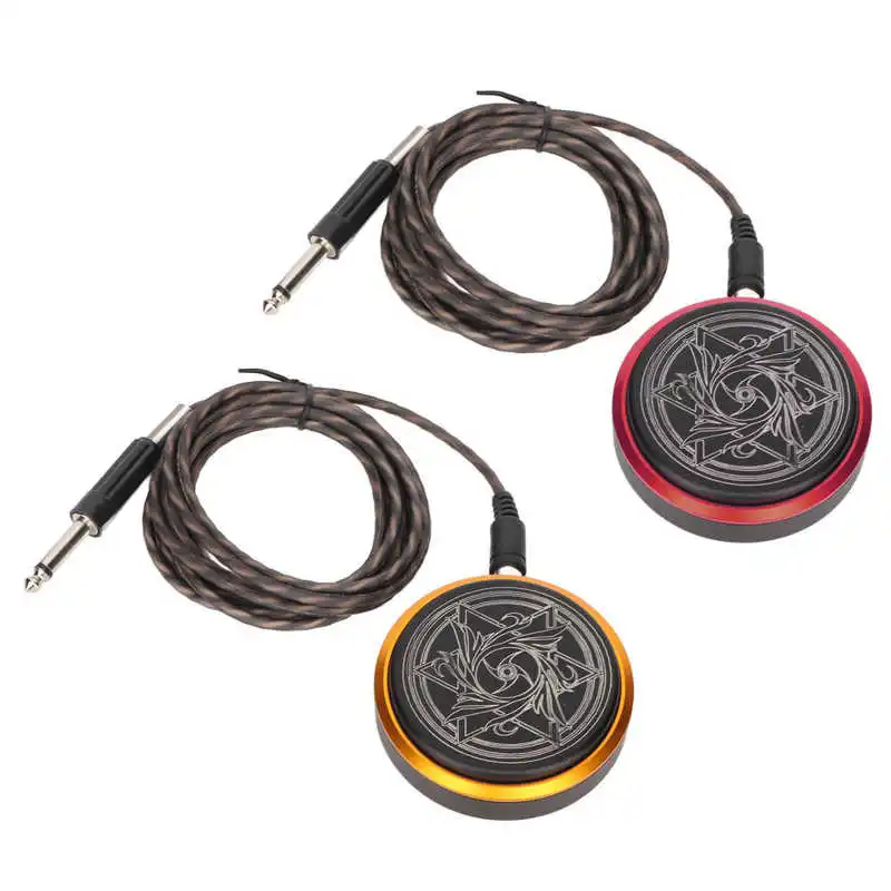 

Metal Tattoo Foot Pedal Round Shaped Prevent Slipping Stable Transmission Foot Pedal Switch Tattoo Accessories