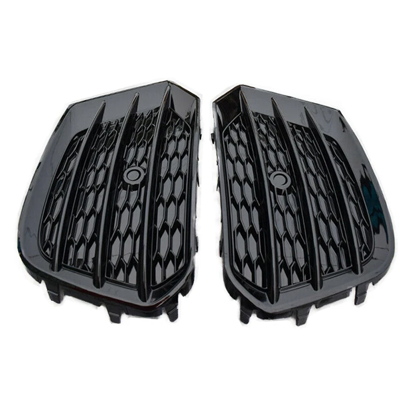 Fog Light Cover Fog Light Frame Honeycomb Grille Lower Grille Car Parts Accessories For Q3 -