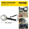 VEVOR Manual AC Hose Crimper Kit 71500 with 7Dies Hydraulic Hose Crimping Tool Hydraulic Press Auto Air Conditioning Repair Set 6