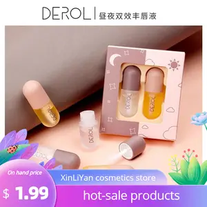 DEROL Ginger Mint Lip Filler Lip Plumper Pro Ultra Moisturizing Enlarged  Lips Sexy Lipgloss Set Waterproof Lasting Makeup