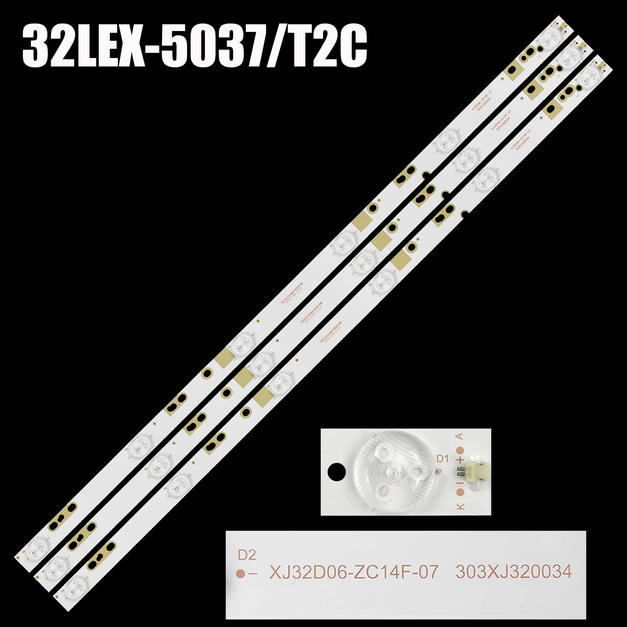 

Светодиодные ленты подсветки для XJ32D06-ZC14F-07 303XJ320034 SHYS32D06-ZC1FG-02 303HS320036 PLDED3273A-B LED32C8 HS320M02