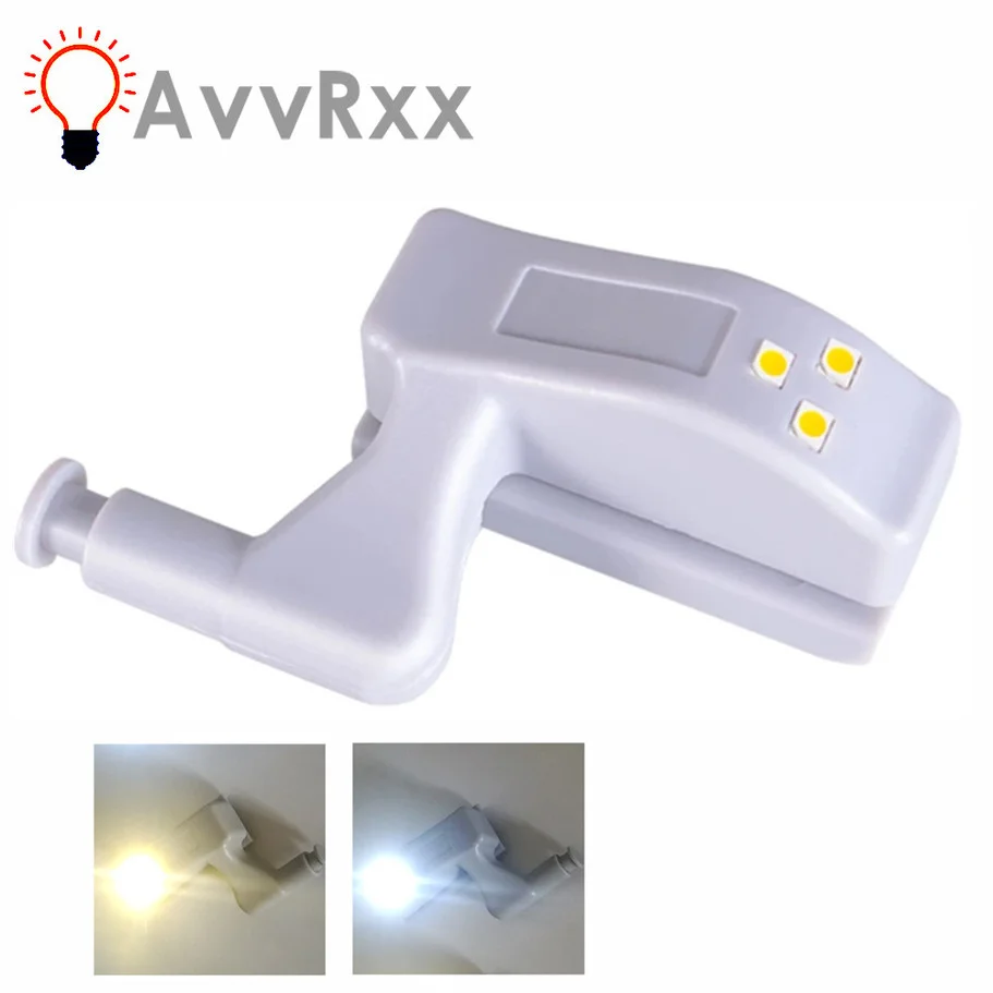 

AvvRxx LED Under Cabinet Light Universal Wardrobe Light Sensor Led Armario Inner Hinge Lamp For Cupboard Closet Kitchen