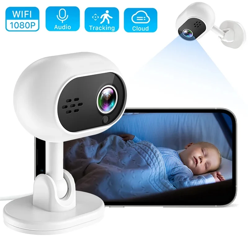HD 1080P Wifi Mini Camera Wireless Home Two Way Audio Surveillance Camera Night Vision Recorder Real Time Alarm Baby Monitor security camera,wireless baby monitor,video baby monitor