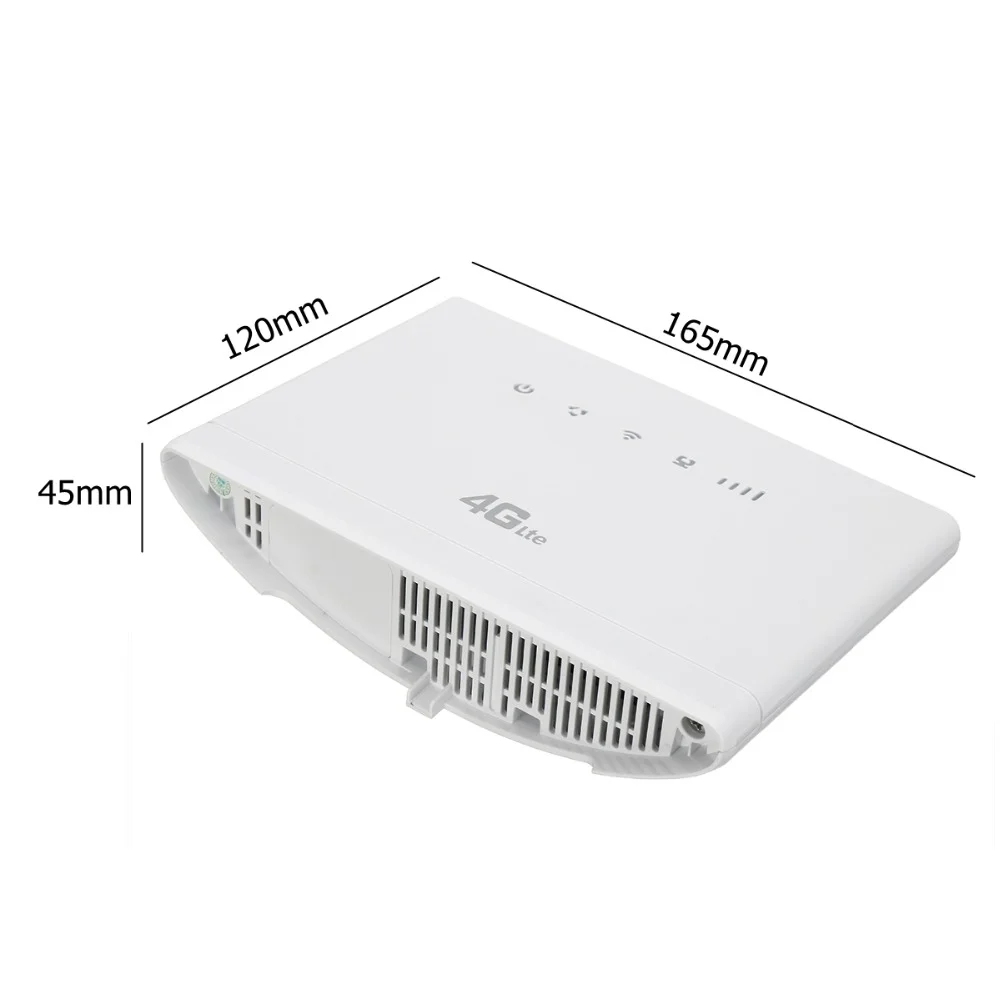 4G Sim Card Router 300Mbps Wireless WIFI 3G Modem GSM Unlock Outdoor LTE Wi-Fi Booster Car Networking WAN/LAN RJ45 Port Cpe FDD