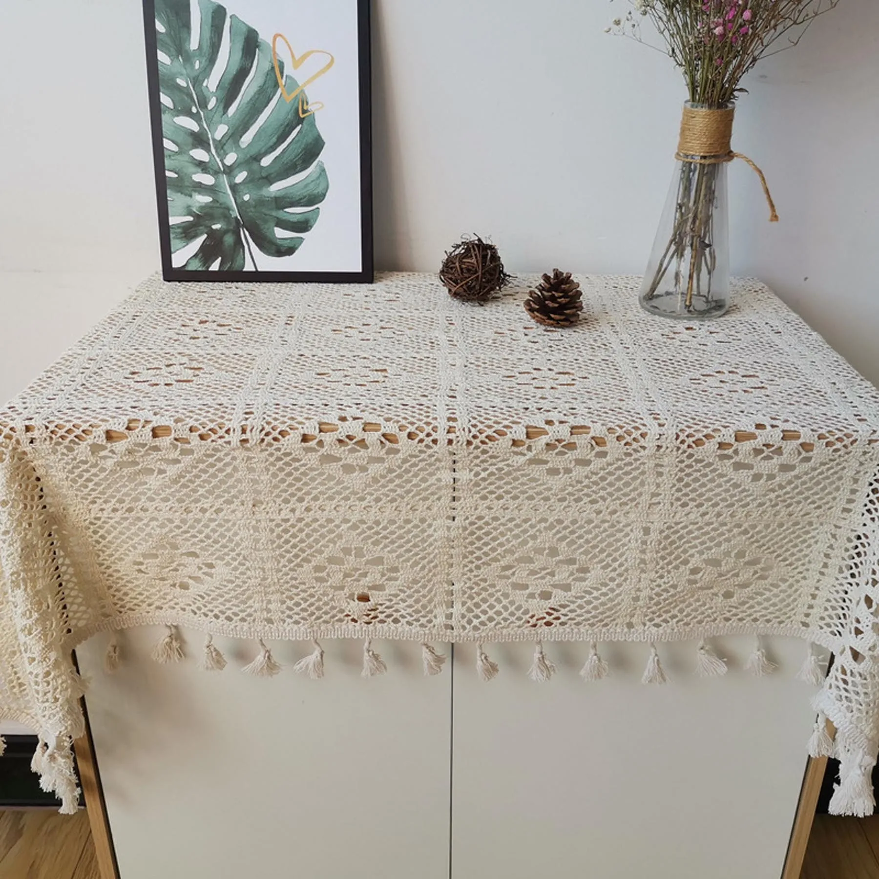 bomhcs-square-tablecloth-tassel-lace-flower-table-runner-sofa-cover-kitchen-bedroom-tabletop-home-decoration