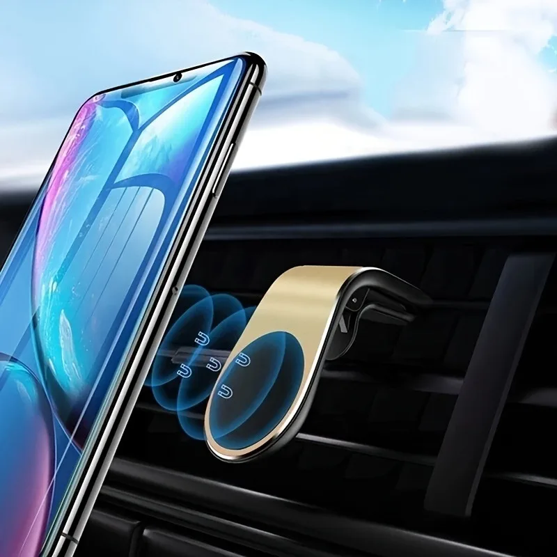 Universal 360° Rotating Magnetic Car Phone Holder with Air Vent Clip