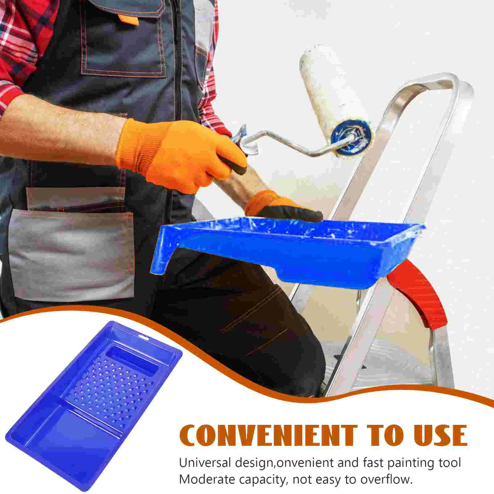 Paint Tray Plastic Pallets Pigment Mixing Container Drawing Tool Painting Tools Roller paint tray tool set