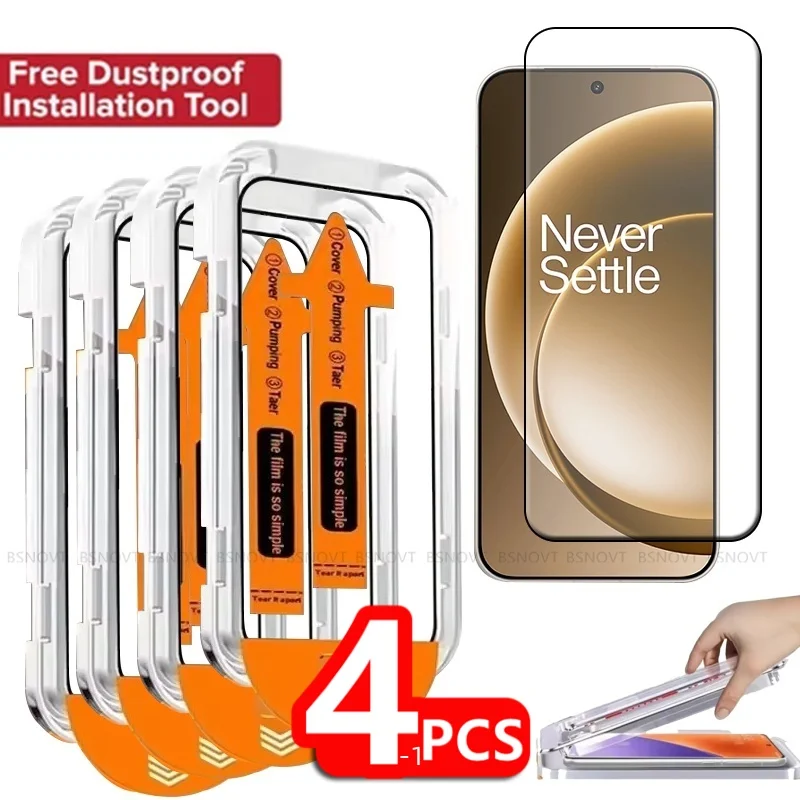 Premium Tempered Glass Screen Protector - 9H HD Dust-Free Full Coverage