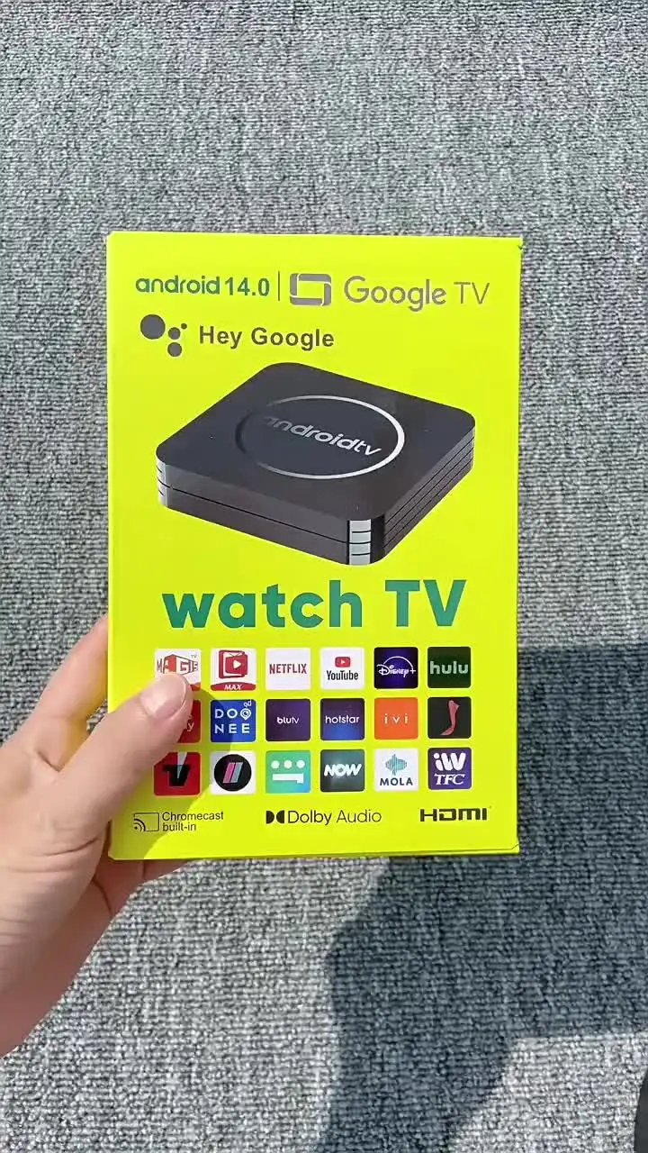 その他 Q1 MINI+ TV BOX S Android 14 8K Android 14 8K Ultra HD Q11 Smart TV Box Fast Stable Transmission