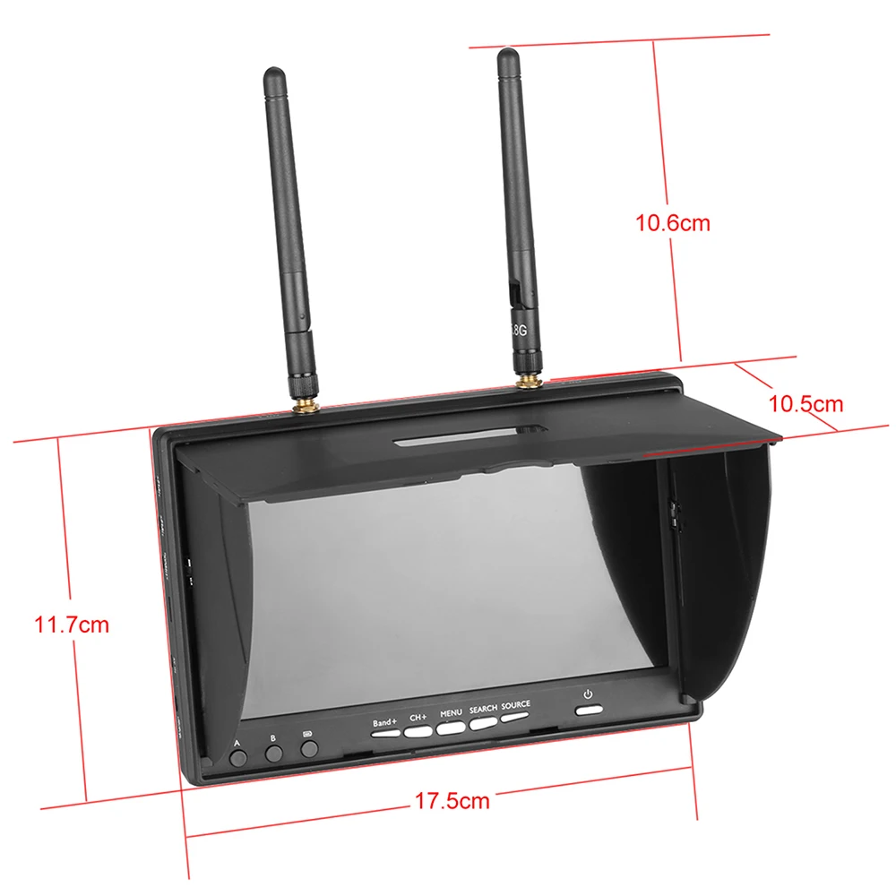 9IMOD LCD5802D FPV , DVR 5.8G 40CH, 7 ġ LCD ũ , 800x480