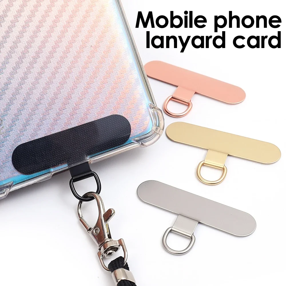 Universal Ultra-Thin Stainless Steel Phone Lanyard Tab