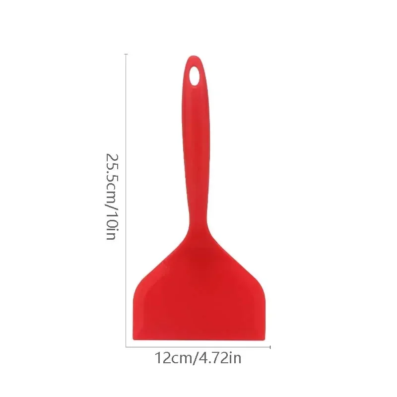 Silicone Spatula Wide Mouth Non-stick Scraper Steak Beef Egg Cooking Spatula Pancake Baking Tools Kitchen Cooking Shovel 2