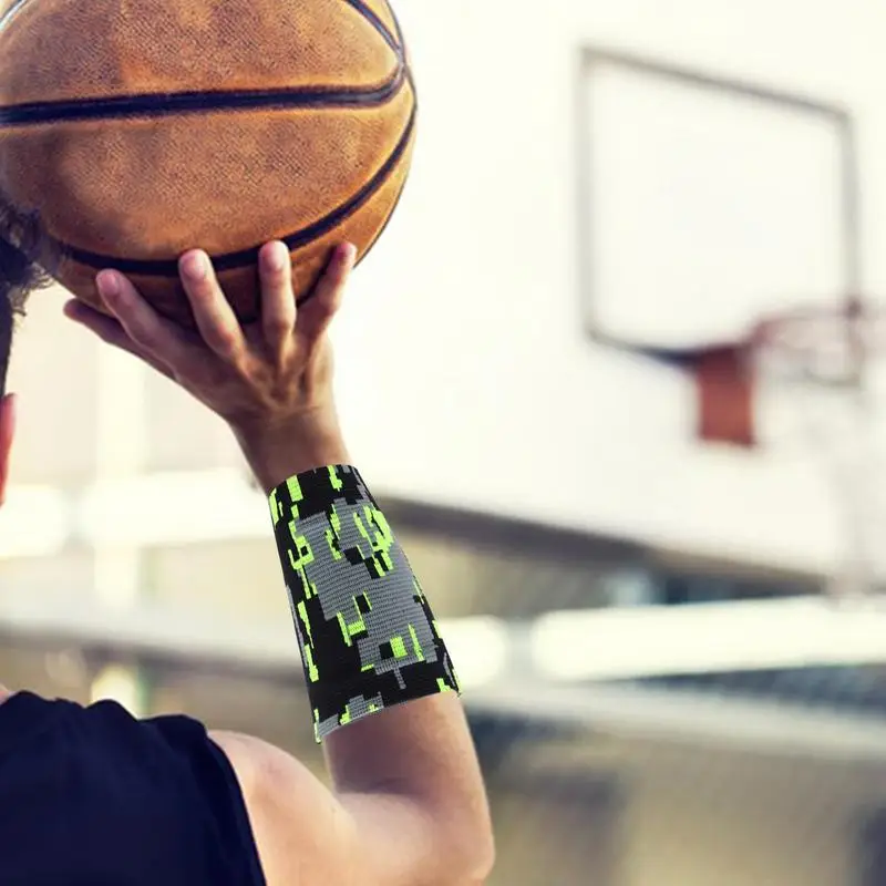 Wrist Bands Baseball Camo Athletic Wristbands In Multiple Colors Wrist Protector Brace Summer Supplies For Gym Sports Tennis