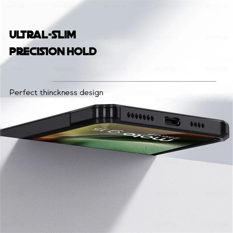 Clear Acrylic Shockproof Case with Magnetic Holder Ring and Enhanced Protection