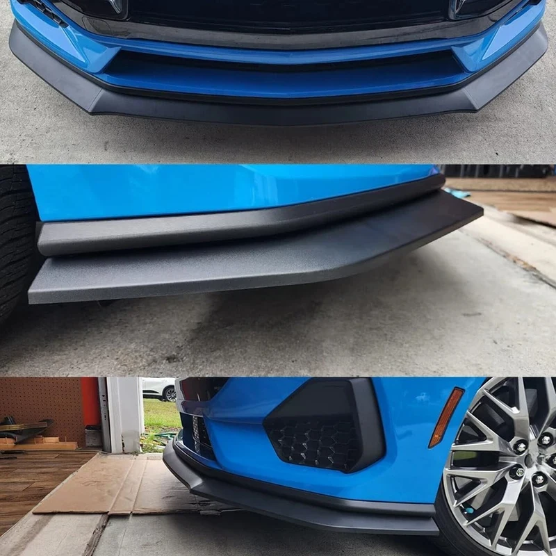S650 GT 에코부스트 2024 2025 가드 SP 자동차 프론트 범퍼 립 스포일러 SP 무광 블랙