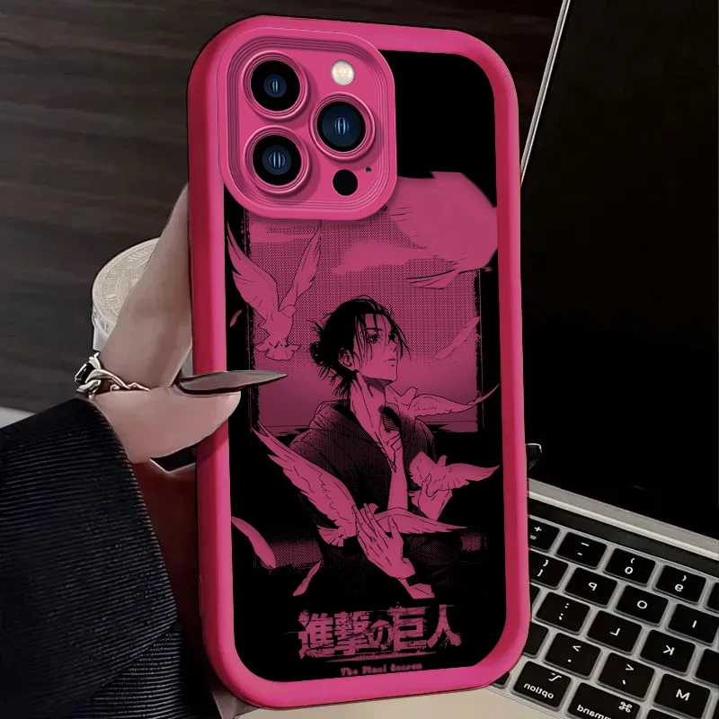 Anime Attack on Titan Eren Shockproof Phone Case