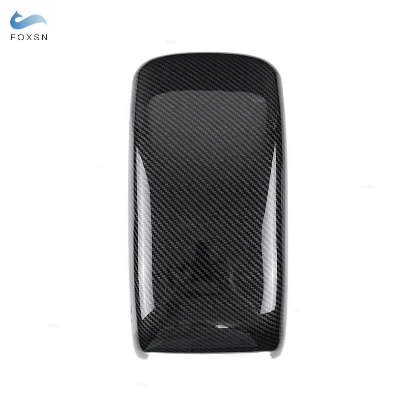 Car Styling ABS Carbon Texture Center bracciolo Box copertura protettiva Trim per Audi A3 8V 2013 2014 2015 2016 2017 2018 2019 2020 - immagine 5
