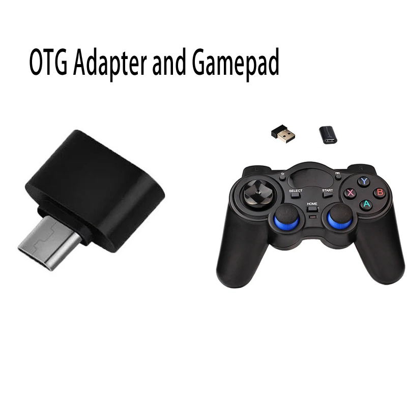 Game Consonle Handle 2.4G Wireless Gaming Joystick Joypad With OTG Converter Gamepad Supports Android Smart TV Network Set-Top 