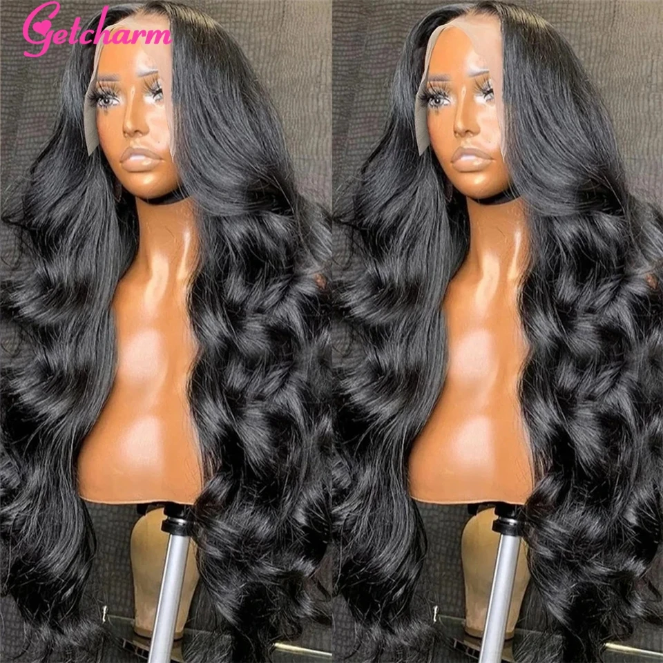 Body Wave 13x6 HD Lace Front Wigs Body Wave 13x4 Transparent Lace Human Hair Wigs Glueless For Black Women High Density