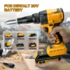 Brushless Electric Riveter Gun 2.4-4.8mm Rivet Cordless Riveting Tool Screwdriver Applicable For Dewalt 20V Battery (No Battery) 2