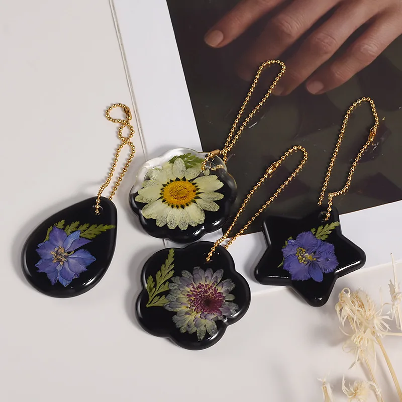 EEEkit Epoxy Resin Molds, Jewelry Making Molds Kit for Earrings Pendant Keychain, DIY Crafting