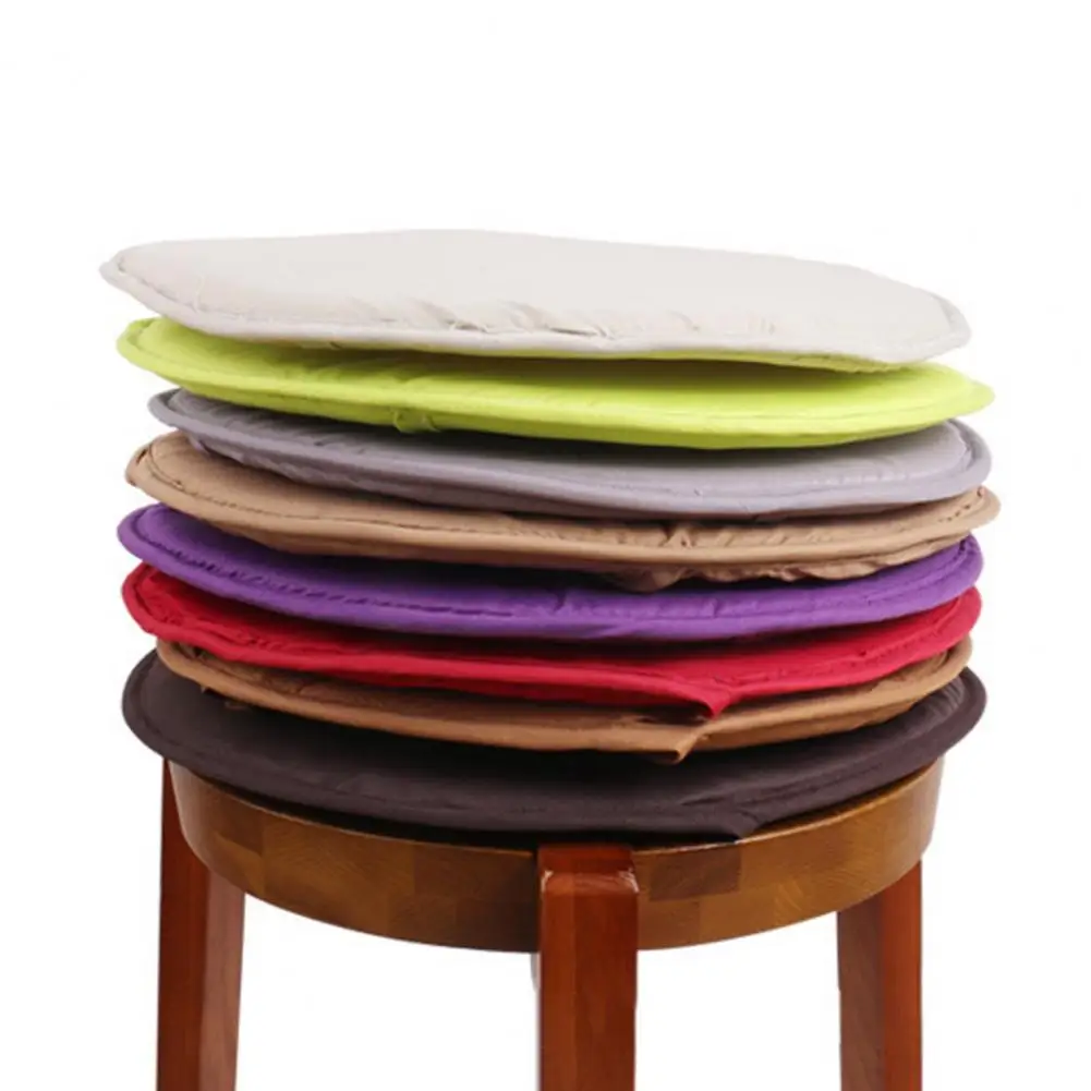 Circular Cushion Comfortable Non-slip Soft Round Tie-on Chair Seat Pad for Chair 5
