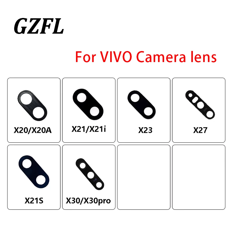 

Rear Back Camera Glass Lens For vivo X20 X21 X21i X23 X21S X27 X30 X30pro WithAdhesive Glue Replacement Part