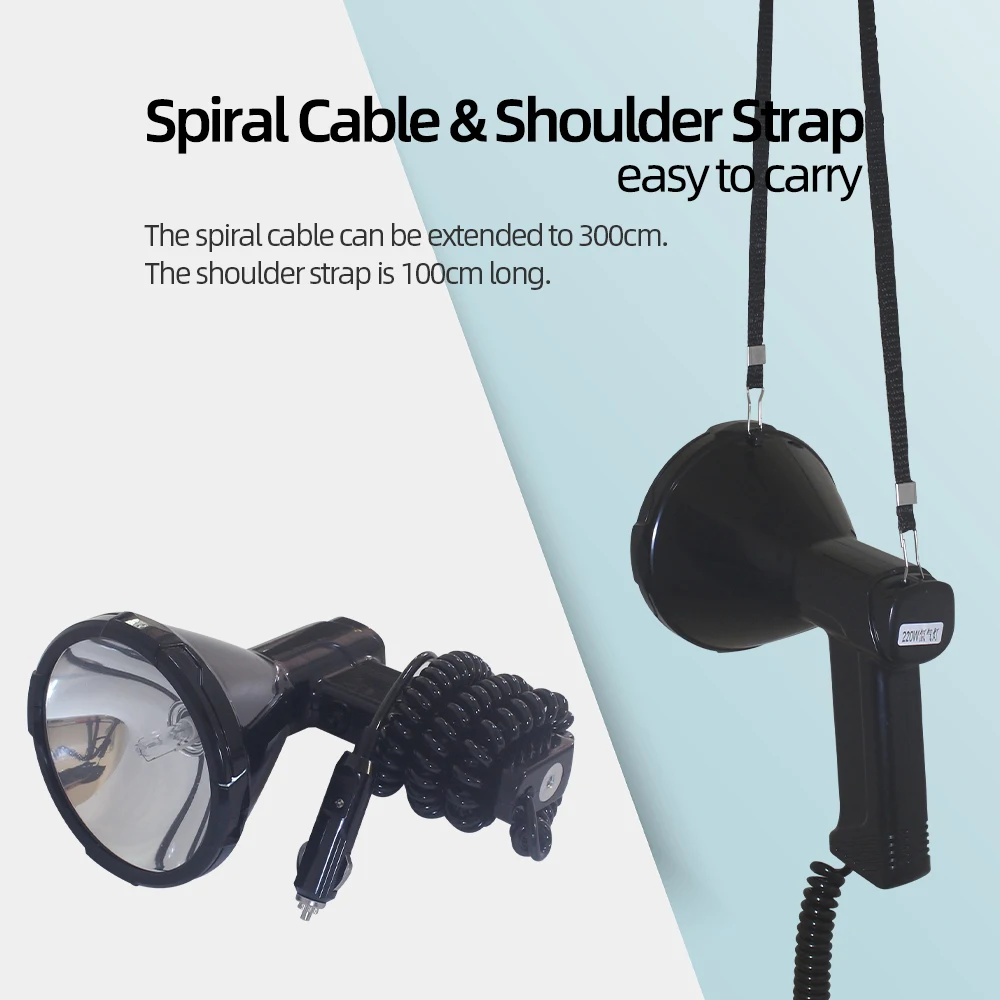 Powerful Spotlights Work Light Tripod Interface High Power Flashlight Xenon 12v Searchlight Hunting Portable Lighting Fishing