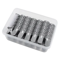 Barbershop Salon Nylon Hair Rollers Set - Curlers (Copper)