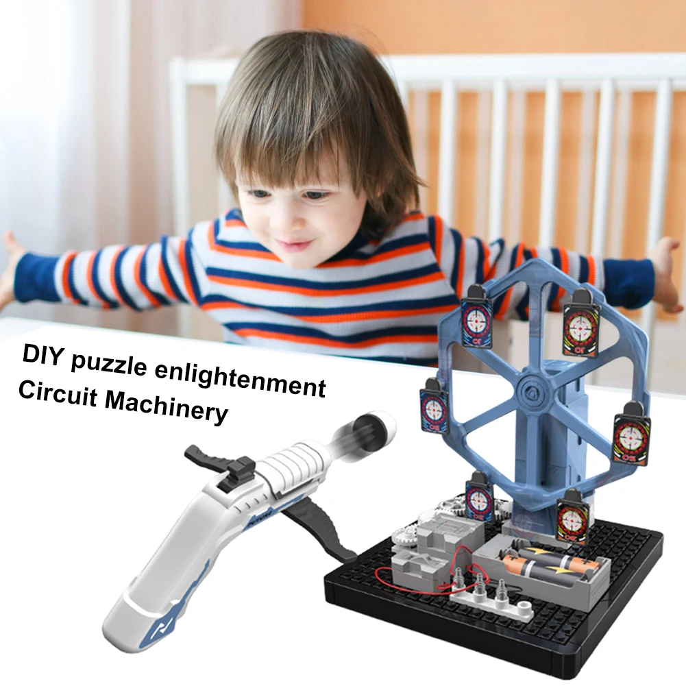 Assembly Circuit Toys Early Educational Toys Construction Learning Electronic Electromagnetic Maze for Kids Child