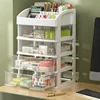 Hot Drawer Makeup Organizer Large Capacity Plastic Makeup Storage Box Lipstick Holder Large Capacity Office Supplies Storage Box 2