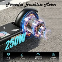 Trottinette électrique JUICEASE 15KM/H, batterie 25V, frein à pied, moteur 250W, Escooter pour enfants, cadeau 5