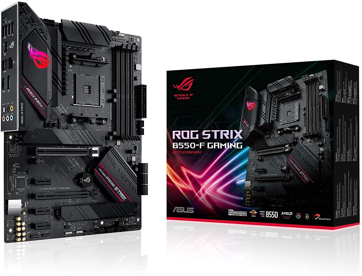 FOR ASUS ROG STRIX B550 F GAMING AMD B550 DDR4 4400 DP HDMI Dual M2 USB3.2 2388ARGB 2.5Gbit LAN ATX PCIe 4.0 ECC Support AM4 Ryzen|Motherboards| - AliExpress