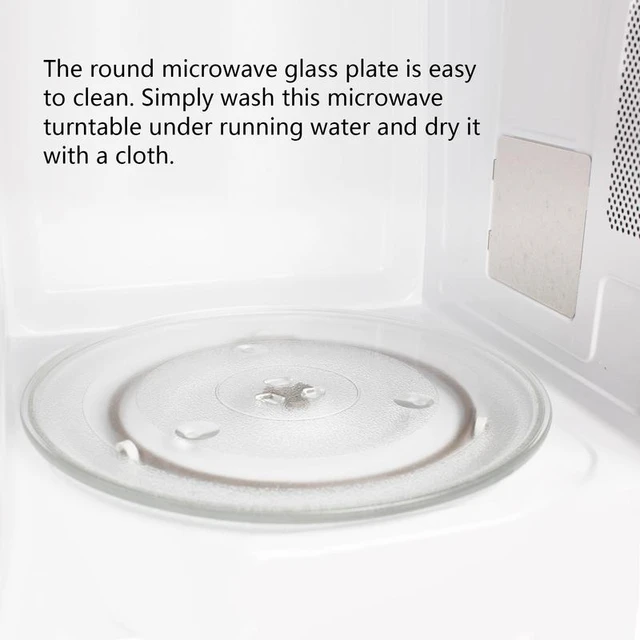 Generic 9.6 Inch Microwave Plate Spare Microwave Dish Durable