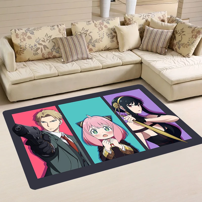 

Spy X Family Doormat Entrance Door Cartoon Bath Mat Cute Anime Anya Forger Balcony Kitchen Carpet Living Room Rugs Carpets Home