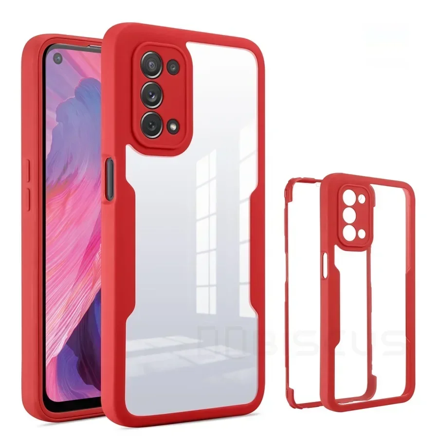 Universal 3-in-1 360° Full Protection Acrylic+TPU Phone Case