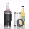 4 in 1 Can Cooler Tumbler for 12 Oz Cans, Slim Cans,and Bottles with Built-in Bottle Opener,Insulated Cool Summer Ice Bottle Cup