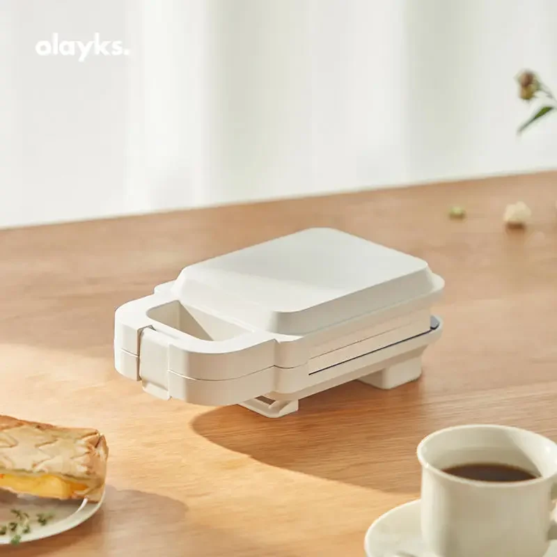 Olayks sandwich machine, breakfast machine, household multifunctional small waffle toaster Free shipping