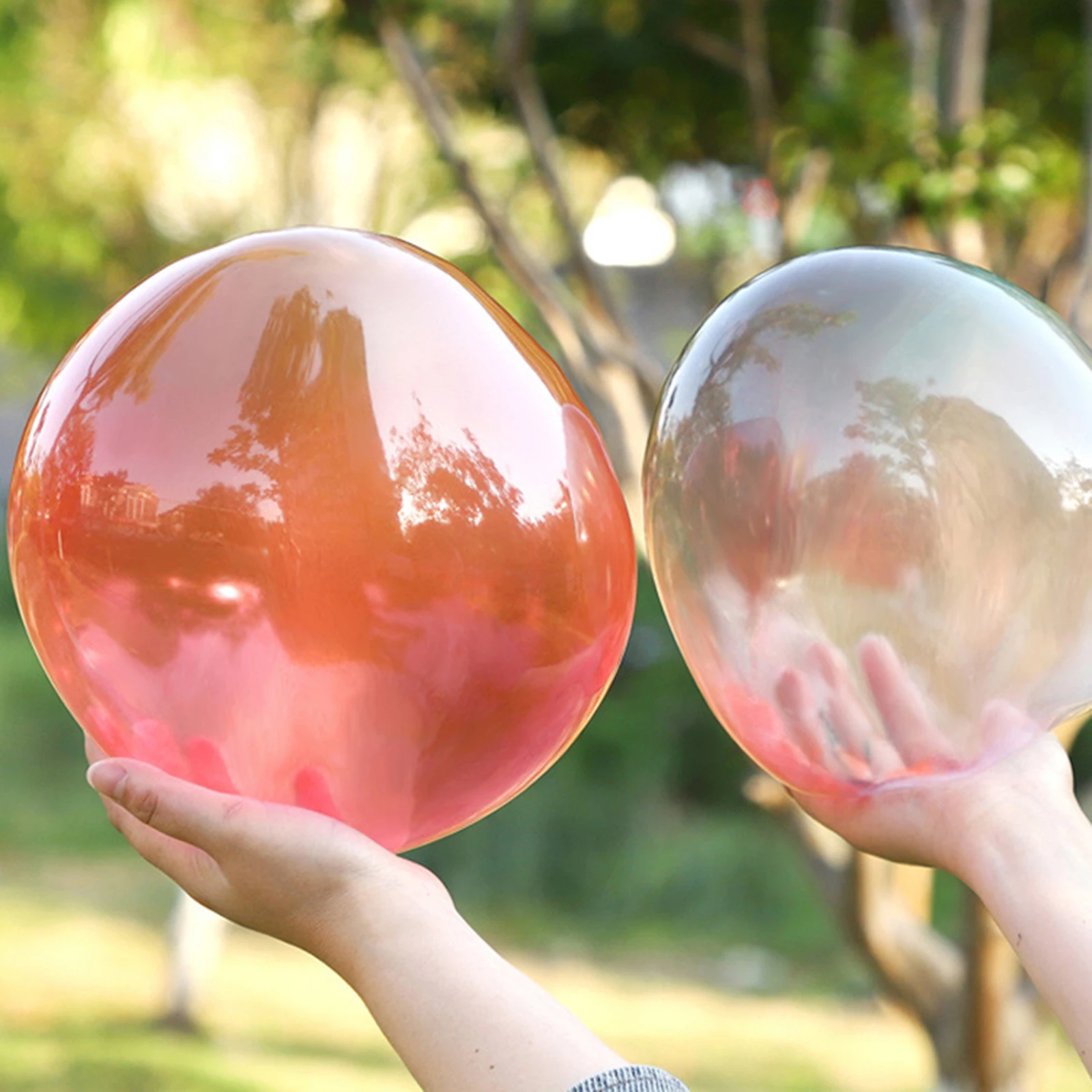 20 Pieces Elastic Bubble Balloons DIY Crafting Colorful Bubbles Blowing for Gift Party Magic Bubble Toy Kids Toy 6