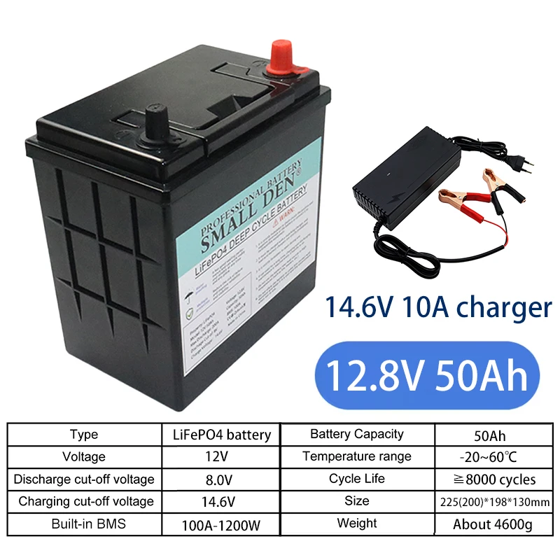 12V 50ah-10A charger
