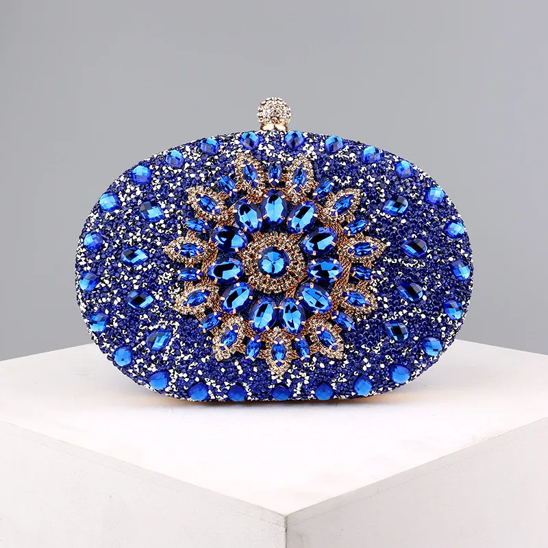 Designer Diamond Pochette Soirée Femme Set Bag Dress Dinner Bag Ladies Wedding All-In-One Banquet Evening Bags For Women