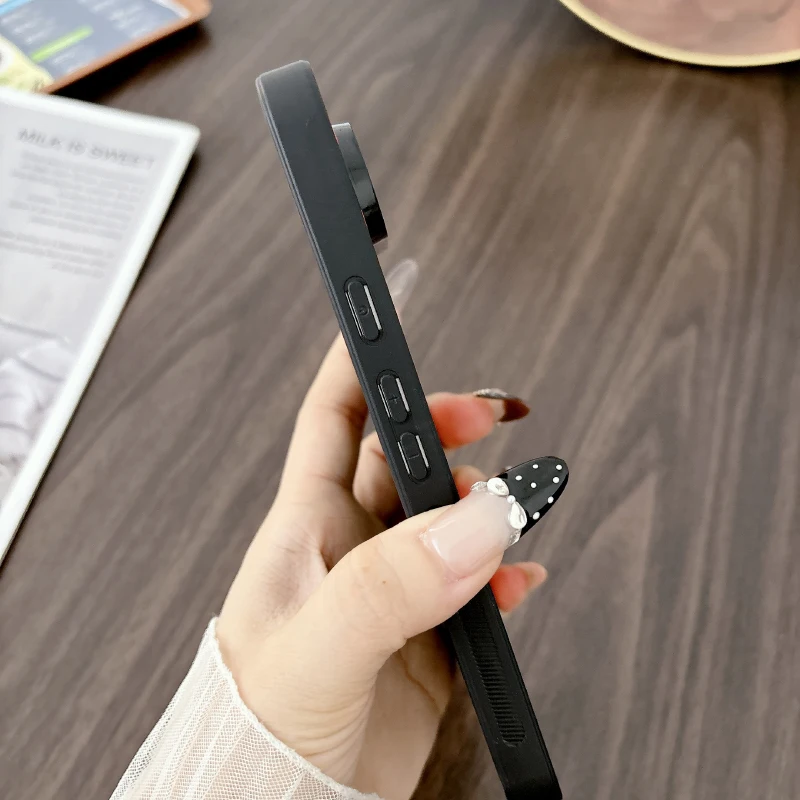 Luxury PU Leather Magnetic Wireless Charging Phone Case Back Cover