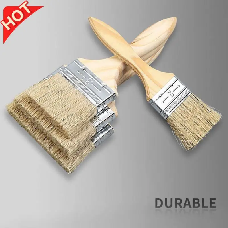 Brush Not Easy To Shed Hair Easy Dipping Soft Wool Wide Range Of Applications Bristle Brush Paint Quality Assurance