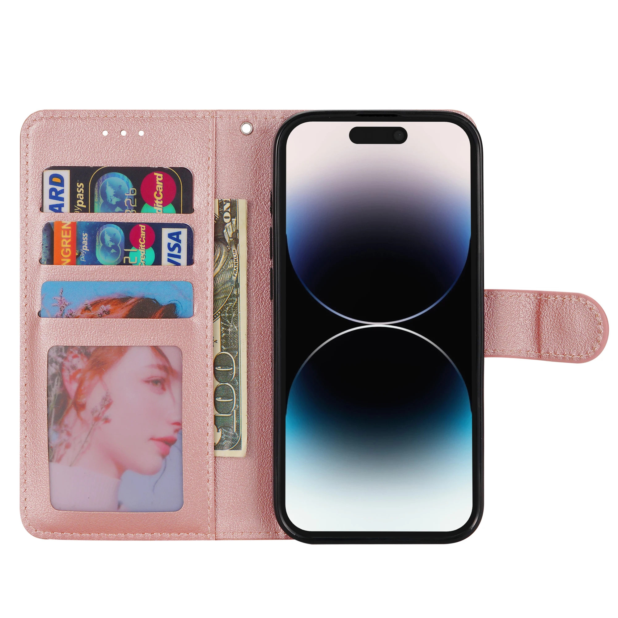 For iPhone 14 13 12 11 Pro Max Mini Protective Cover Leather Case phone case iphone case leather phone case phone protector cover for iPhone 7 8 6 6s Plus 5 5s SE Coque Flip Wallet Funda