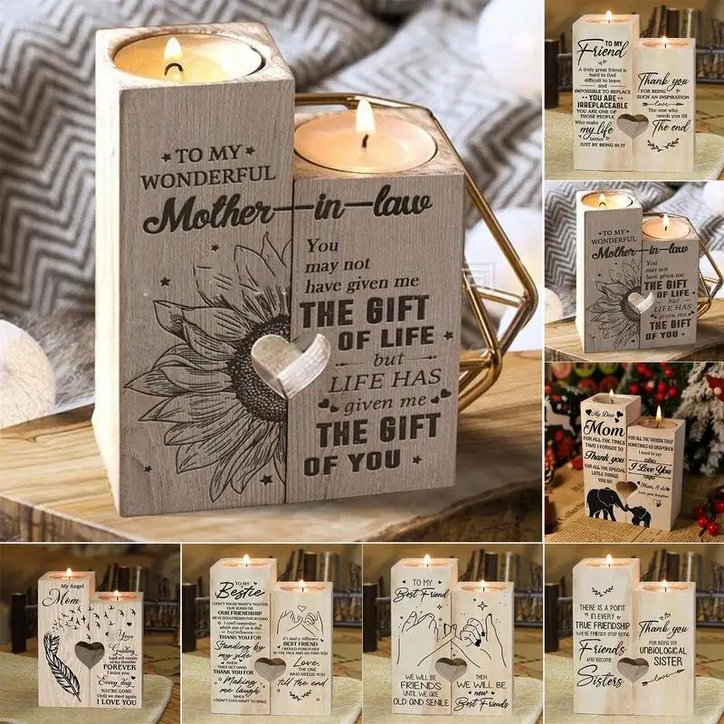 

Heart Candle Holder Hollow Heart Shape Candlestick Holder Table Decoration DIY Ornament Birthday Gift For Women For Sister Women